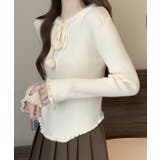 リボン パールボタン メロウ | レースレディース  | 詳細画像14 