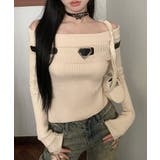 ベルト デザイン オフショル | レースレディース  | 詳細画像14 