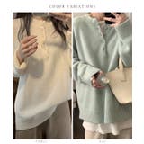 ハイゲージ ヘンリーネック 長袖 | レースレディース  | 詳細画像2 