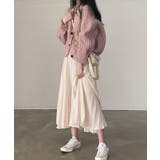 ローゲージ ケーブル柄 Vネック | レースレディース  | 詳細画像9 