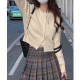 クルーネック ケーブル柄 コンパクト | レースレディース  | 詳細画像4 