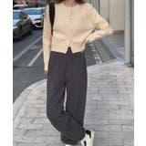 クルーネック ケーブル柄 コンパクト | レースレディース  | 詳細画像7 