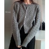 クルーネック ケーブル柄 コンパクト | レースレディース  | 詳細画像8 