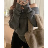 ソリッドカラー オフショルダー リブ | レースレディース  | 詳細画像11 