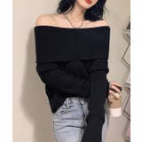 ソリッドカラー オフショルダー リブ | レースレディース  | 詳細画像4 