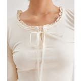 裏起毛 クルーネック フェイクレイヤード | レースレディース | 詳細画像15