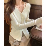 イレギュラーヘム Vネック リブ | レースレディース  | 詳細画像15 