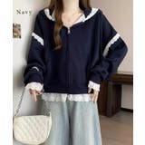 配レース ジップアップ フーデット | レースレディース  | 詳細画像3 