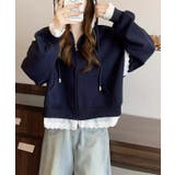 配レース ジップアップ フーデット | レースレディース  | 詳細画像7 