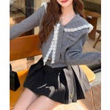 セーラーカラー 配レース リブ | レースレディース  | 詳細画像12 