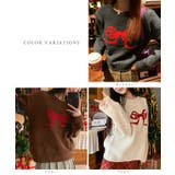 配色 リボン リブ | レースレディース  | 詳細画像2 