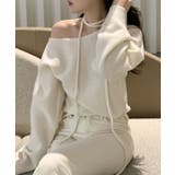 リボン付き ソリッドカラー ボートネック | レースレディース  | 詳細画像16 