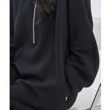 裏起毛 ハーフジップ フーデット | レースレディース  | 詳細画像19 