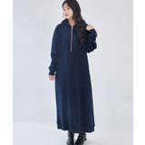 裏起毛 ハーフジップ フーデット | レースレディース  | 詳細画像7 