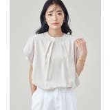 クルーネック タック入り 半袖 | レースレディース  | 詳細画像12 