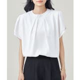 クルーネック タック入り 半袖 | レースレディース  | 詳細画像16 