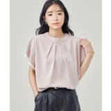 クルーネック タック入り 半袖 | レースレディース  | 詳細画像8 