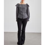 チェック柄 オフショル フリル | レースレディース | 詳細画像12