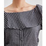 チェック柄 オフショル フリル | レースレディース | 詳細画像13