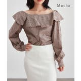 チェック柄 オフショル フリル | レースレディース | 詳細画像3