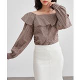 チェック柄 オフショル フリル | レースレディース | 詳細画像4