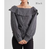 チェック柄 オフショル フリル | レースレディース | 詳細画像8