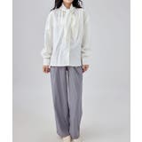 ボウタイ付き フロント ボタン | レースレディース  | 詳細画像10 