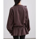 Vネック リボン付き フリル | レースレディース  | 詳細画像15 