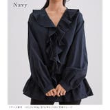 Vネック リボン付き フリル | レースレディース  | 詳細画像3 