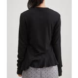 イレギュラーヘム ペプラム風 長袖 | レースレディース  | 詳細画像6 