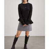 イレギュラーヘム ペプラム風 長袖 | レースレディース  | 詳細画像7 