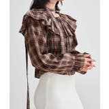 チェック柄 オフショルダー コンパクト | レースレディース  | 詳細画像12 