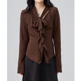 ボウタイ付き ラッフル フリル | レースレディース | 詳細画像12