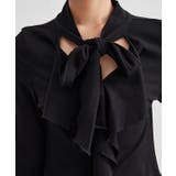 ボウタイ付き ラッフル フリル | レースレディース | 詳細画像8