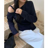 サイドギャザー ワンショルダー 長袖 | レースレディース | 詳細画像8