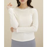 フェイクレイヤード シアー フリル | レースレディース  | 詳細画像16 