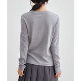 クルーネック 長袖 ベーシック | レースレディース  | 詳細画像17 