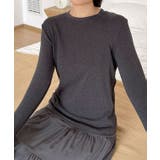 クルーネック 長袖 ベーシック | レースレディース  | 詳細画像6 