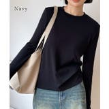 クルーネック 長袖 ベーシック | レースレディース  | 詳細画像7 