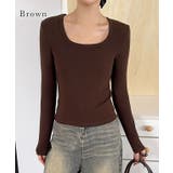 ソリッドカラー ラウンドネック ベーシック | レースレディース  | 詳細画像10 