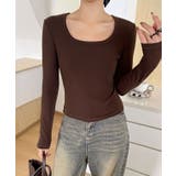 ソリッドカラー ラウンドネック ベーシック | レースレディース  | 詳細画像11 