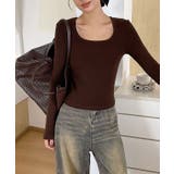 ソリッドカラー ラウンドネック ベーシック | レースレディース  | 詳細画像12 