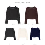 ソリッドカラー ラウンドネック ベーシック | レースレディース  | 詳細画像2 