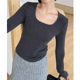 ソリッドカラー ラウンドネック ベーシック | レースレディース  | 詳細画像4 