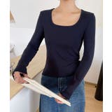 ソリッドカラー ラウンドネック ベーシック | レースレディース  | 詳細画像9 