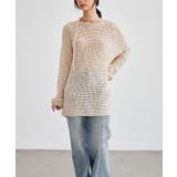 メッシュ編み ウエストリボン 長袖 | レースレディース  | 詳細画像6 