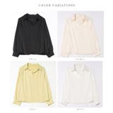 スキッパーネック 比翼 デザイン | レースレディース | 詳細画像2