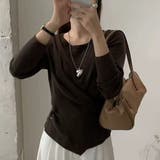 クロス風 デザイン 長袖 | レースレディース  | 詳細画像1 