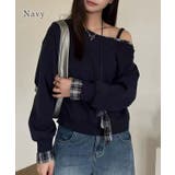 チェック リボン レイヤード風 | レースレディース  | 詳細画像6 