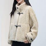 トグル付き スタンドカラー ボア | レースレディース  | 詳細画像1 